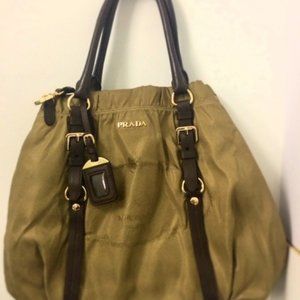PRE OWNED PRADA MILANO BAG